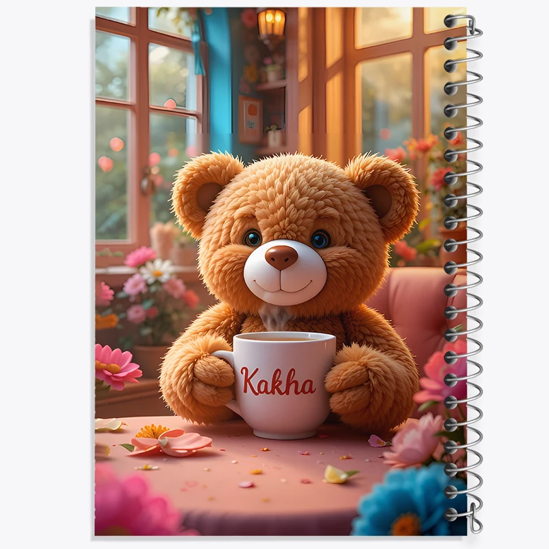 دفتر مشق 100 برگ خندالو طرح خرس بامزه کد F11622