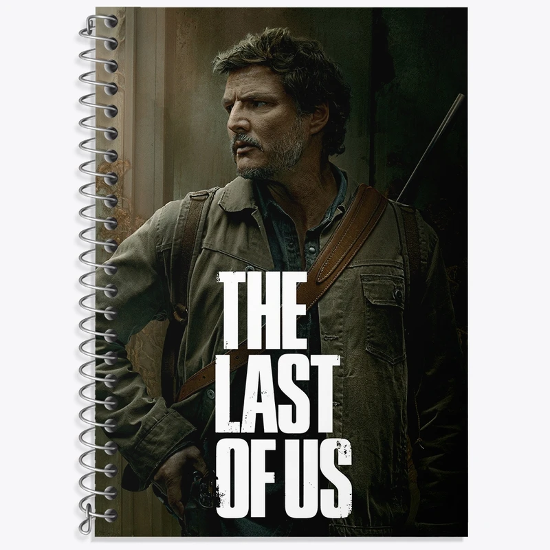 دفتر زبان 50 برگ خندالو مدل سه خط طرح (The Last Of Us) آخرین بازمانده از ما کد N9340