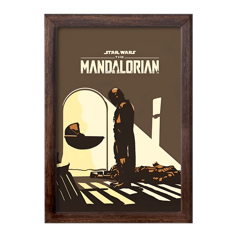 تابلو خندالو طرح مندلورین (The Mandalorian) کد F13742