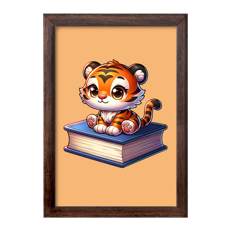 تابلو خندالو طرح ببر بامزه کد F7739