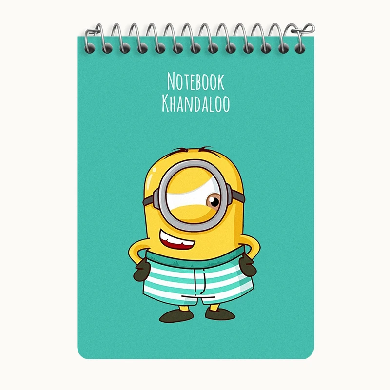 دفتر یادداشت 50 برگ خندالو طرح مینیون ها (Minions) کد N3535