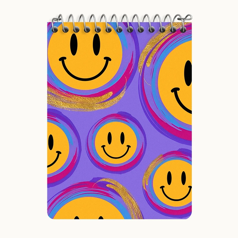 دفتر یادداشت 50 برگ خندالو طرح ایموجی کد N6647