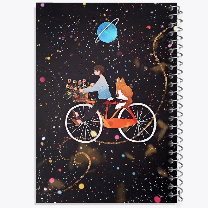 دفتر لیست خرید 50 برگ خندالو طرح پسر و دوچرخه کد F4901