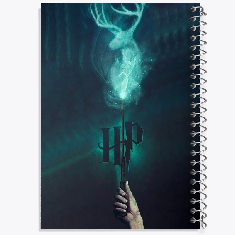 دفتر ژورنال نویسی 50 برگ خندالو مدل نقطه ای طرح هری پاتر (Harry Potter) کد F4445