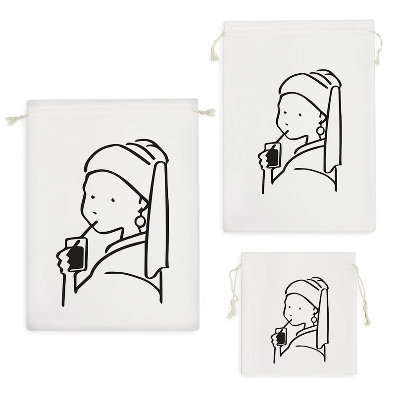 نظم دهنده خندالو مدل دختر نوشیدنی کد 7641 مجموعه 3 عددی