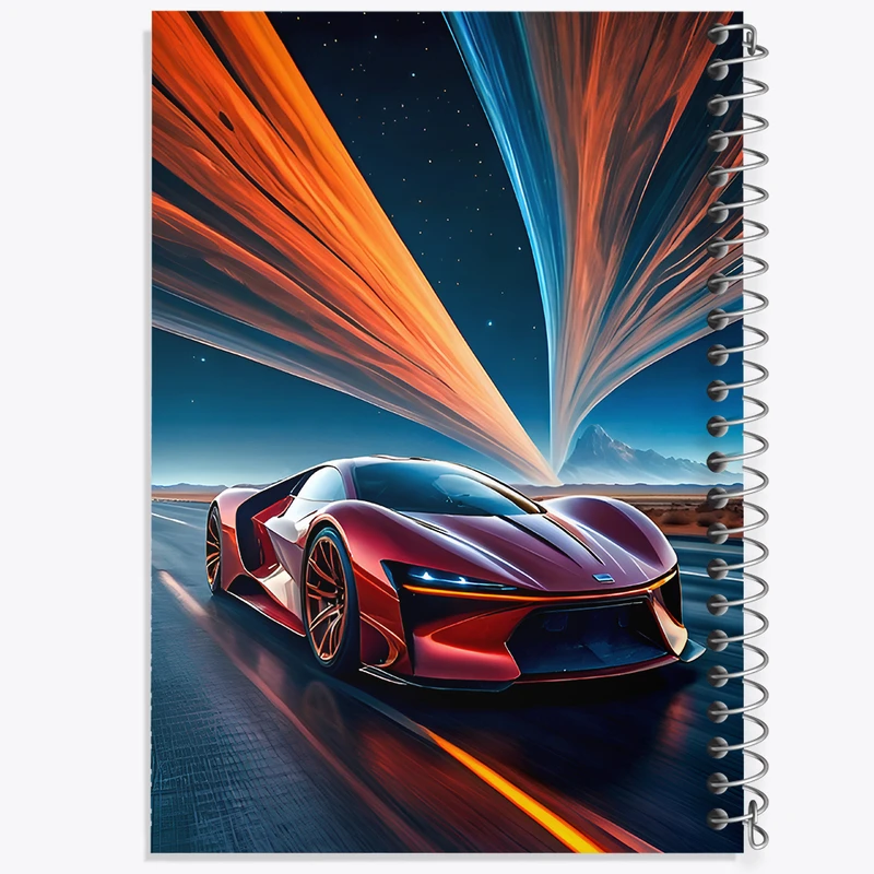 دفتر مشق 100 برگ خندالو طرح ماشین اسپرت کد F11883