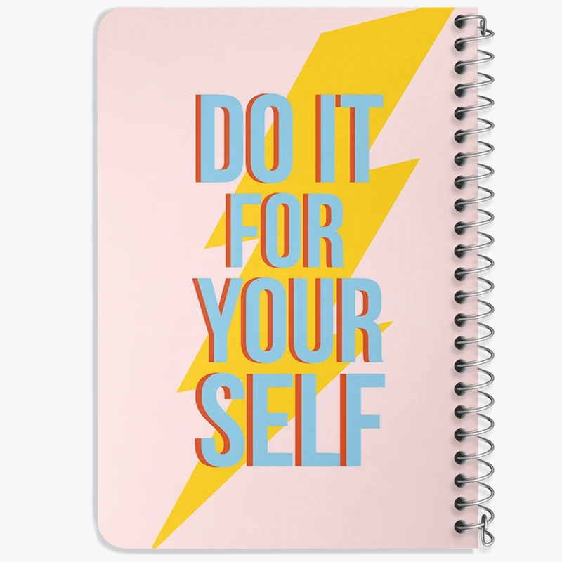 دفتر یادداشت 50 برگ خندالو طرح Do It For Your Self کد F651