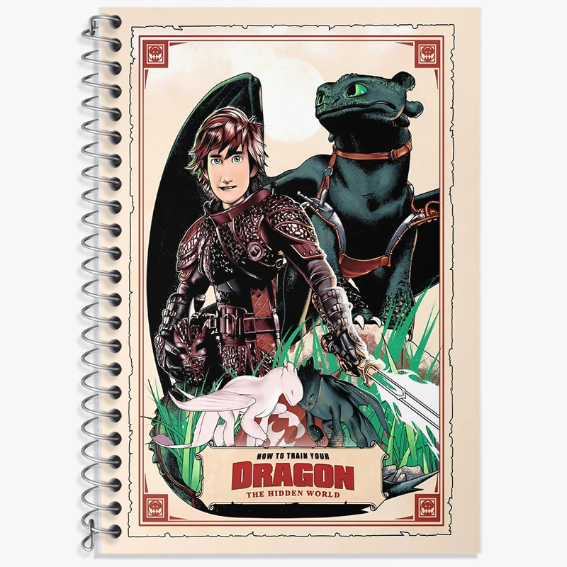 دفتر نت موسیقی 50 برگ خندالو طرح چگونه اژدهای خود را تربیت کنیم کد F13570