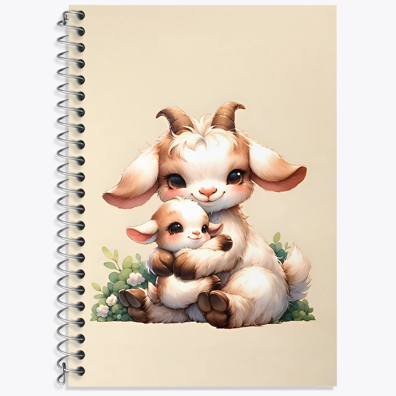 دفتر نت موسیقی 50 برگ خندالو طرح بز بامزه کد N7042