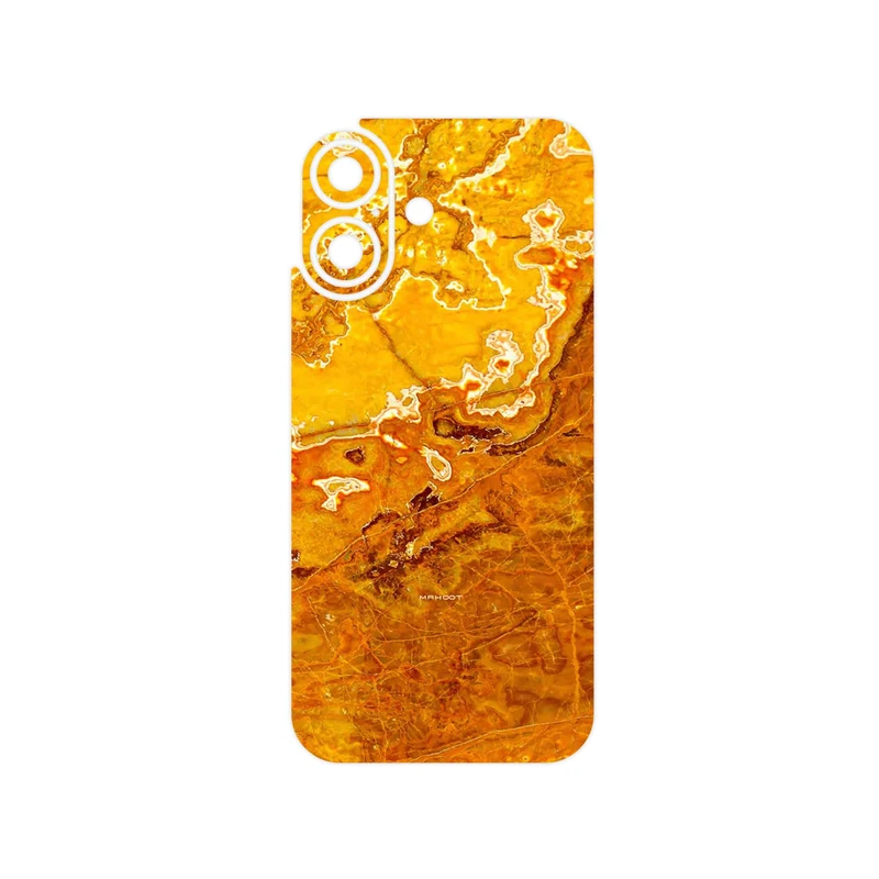برچسب پوششی ماهوت مدل Gold Marble مناسب برای گوشی موبایل اپل iPhone 17