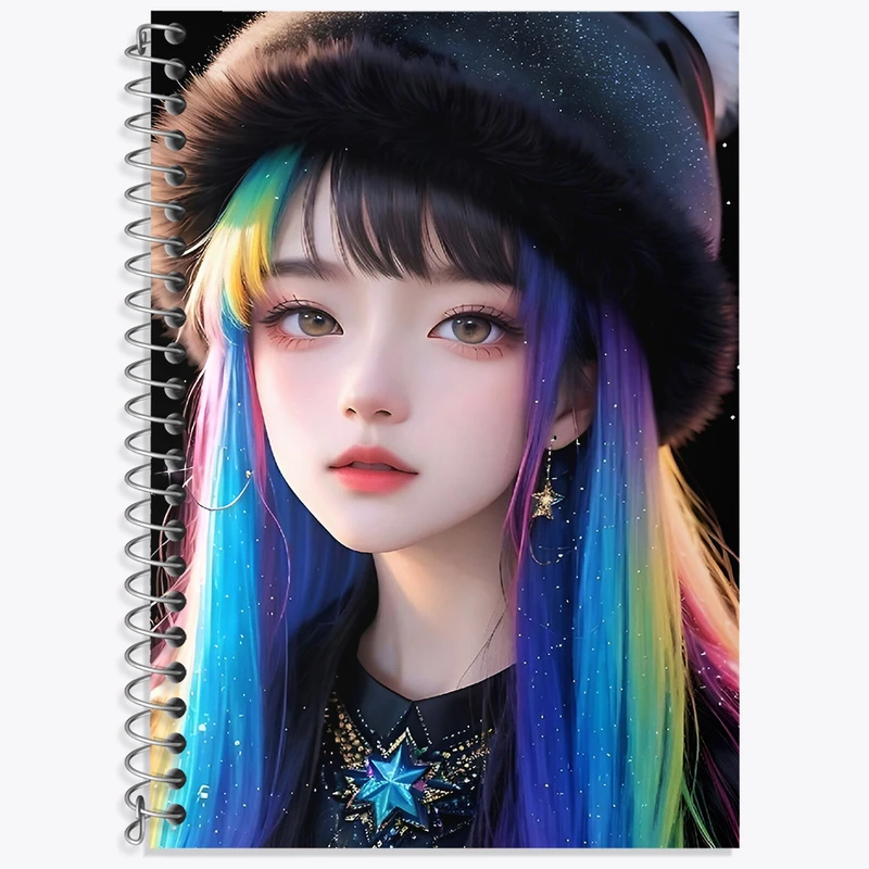 دفتر زبان دوخط 50 برگ خندالو طرح دخترانه کد F4197