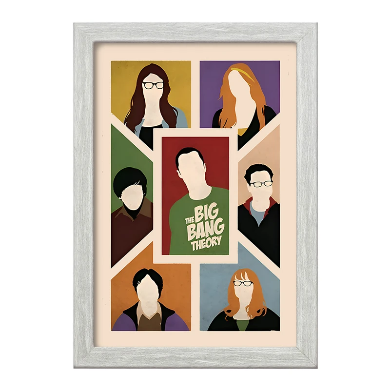 تابلو خندالو طرح تئوری بیگ بنگ (The Big Bang Theory) کد F10540
