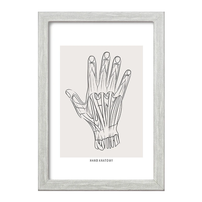 تابلو خندالو طرح آناتومی دست (Hand Anatomy) کد F13923