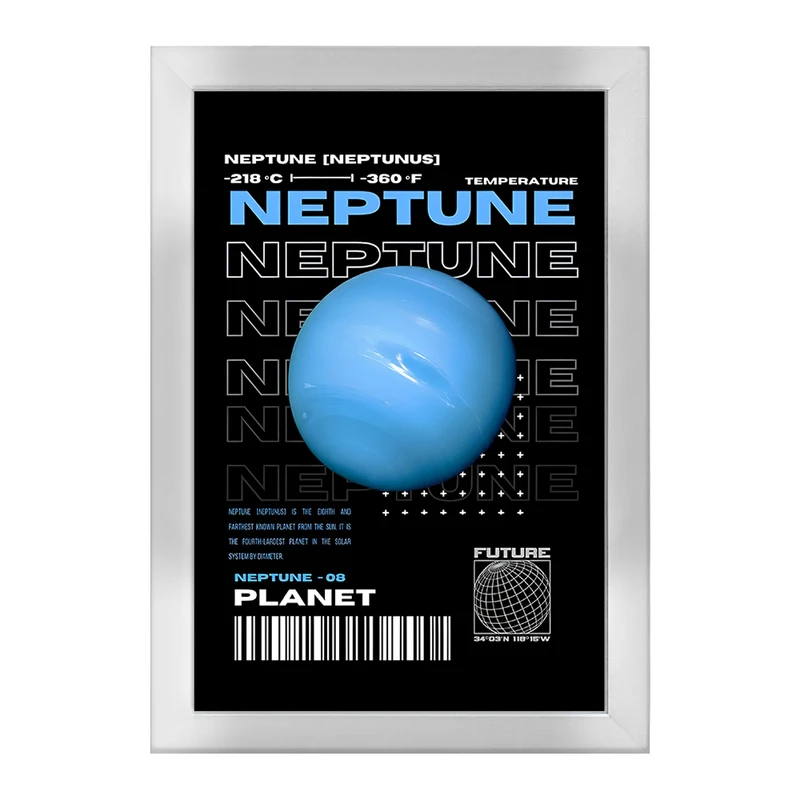 تابلو خندالو طرح نپتون (Neptun) کد F10661