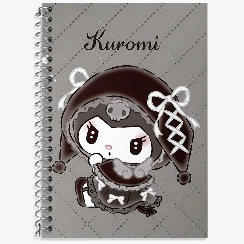 دفتر لغت 50 برگ خندالو طرح کرومی (Kuromi) کد N8969