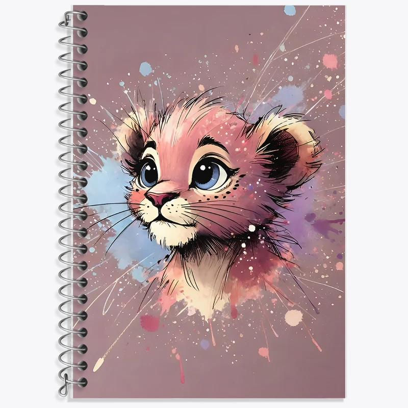 دفتر نت موسیقی 50 برگ خندالو طرح شیر کوچولو کد F11581