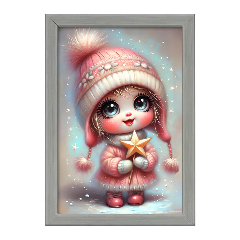 تابلو خندالو طرح دخترانه کیوت کد F7161