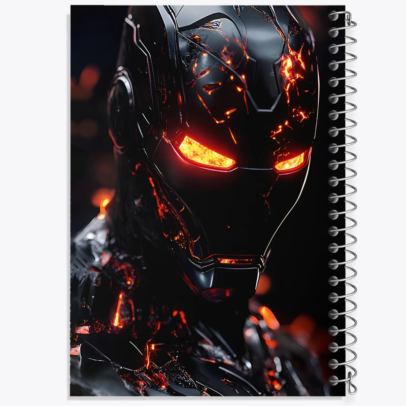 دفتر مشق 100 برگ خندالو طرح مرد آهنی مارول (Marvel) کد F11636