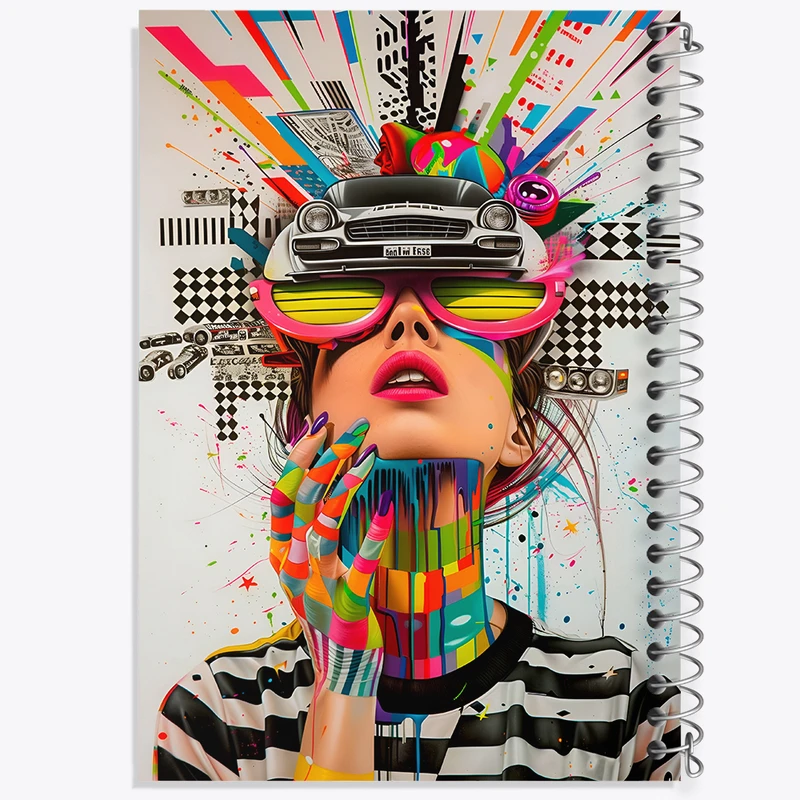 دفتر مشق 100 برگ خندالو طرح دخترانه کد F10829