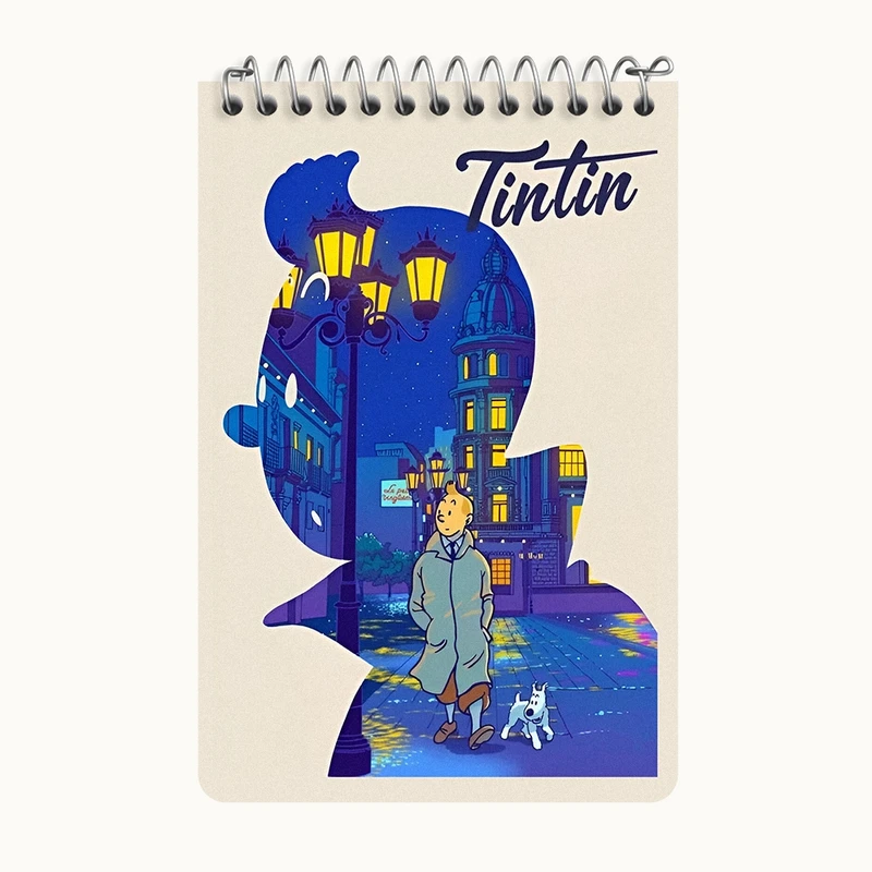 دفتر یادداشت 50 برگ خندالو طرح تن تن (Tintin) کد F10337