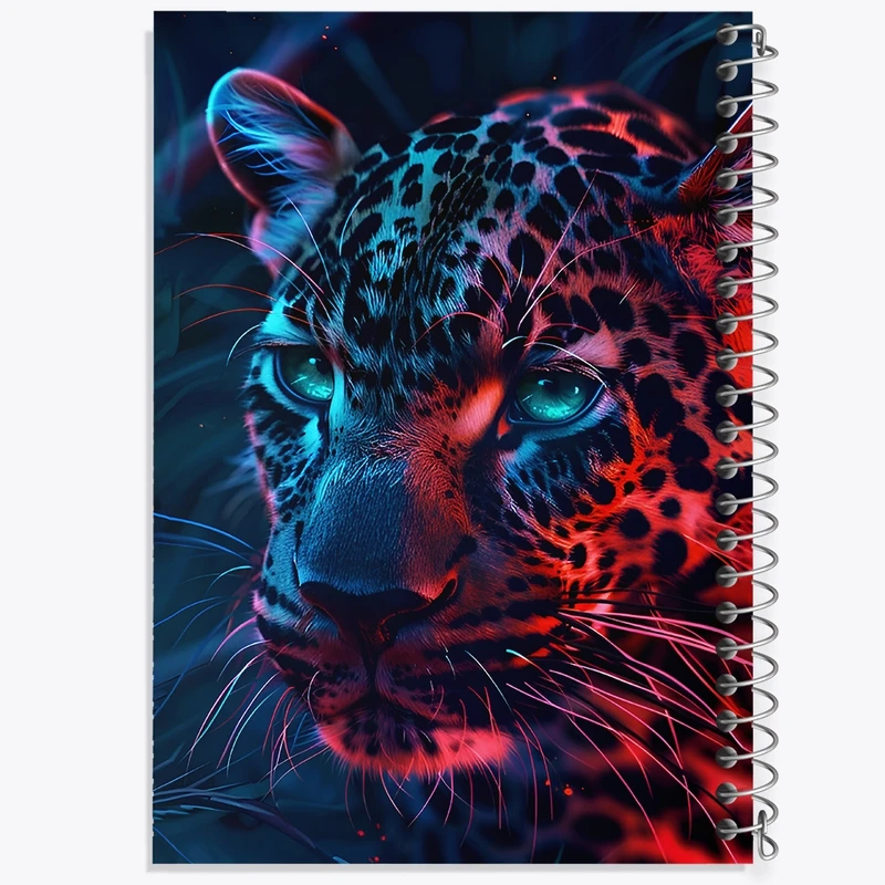 دفتر لیست خرید 50 برگ خندالو طرح پلنگ کد F8505