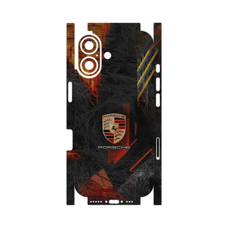 برچسب پوششی ماهوت مدل Porsche_Logo-FullSkin مناسب برای گوشی موبایل اپل iPhone 17