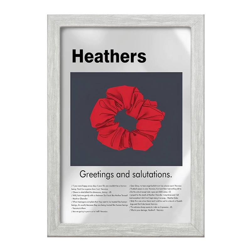 تابلو خندالو طرح Heathers کد F13810