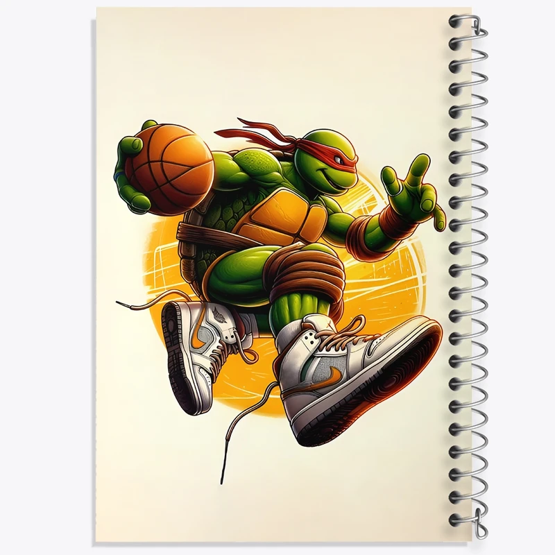 دفتر لیست خرید 50 برگ خندالو طرح لاکپشت های نینجا کد F11734