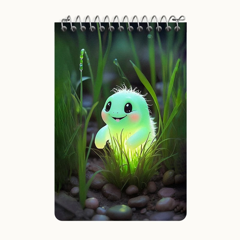 دفتر یادداشت 50 برگ خندالو طرح هیولای کیوت کد F6273