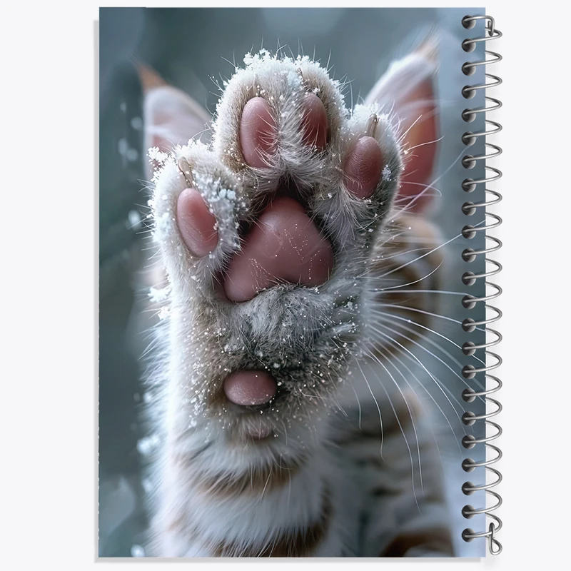 دفتر مشق 50 برگ خندالو طرح پنجه ی گربه کد F10078