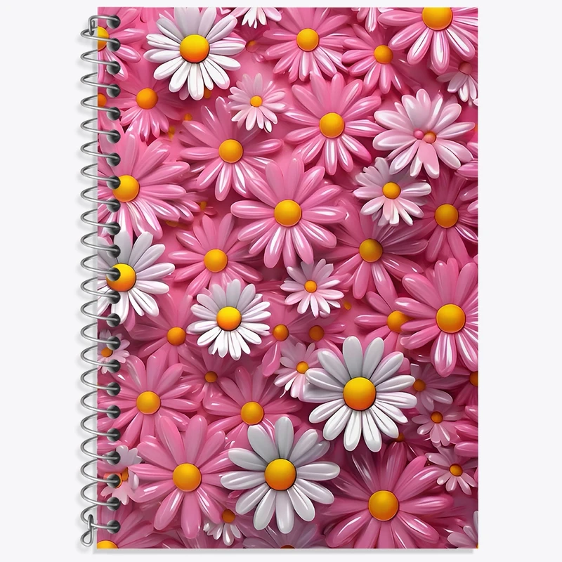 دفتر لغت 50 برگ خندالو طرح گل گلی کد N6434