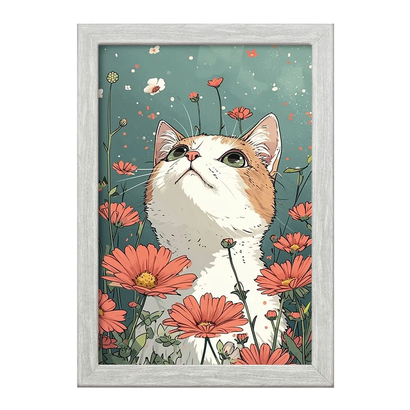 تابلو خندالو طرح گربه (Cat) کد F2950