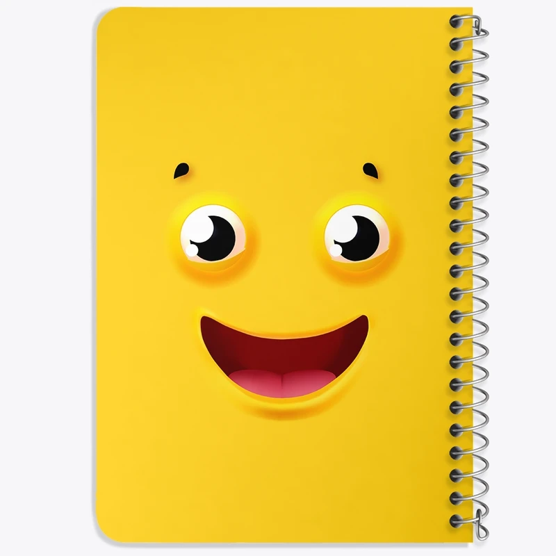 دفتر یادداشت 50 برگ خندالو طرح ایموجی کد N646