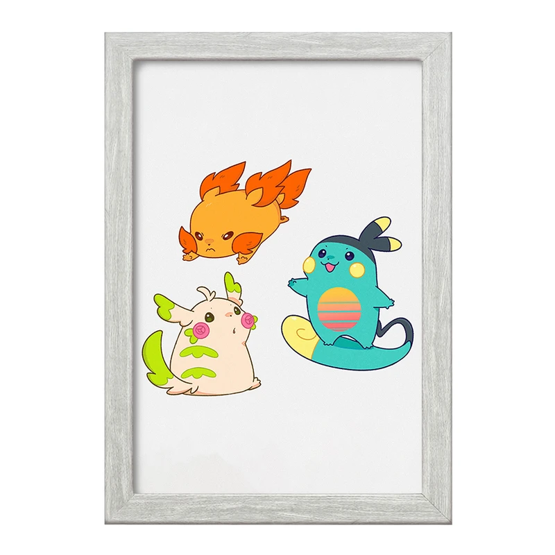 تابلو خندالو طرح بازی پوکمون (pokemon) کد 32700