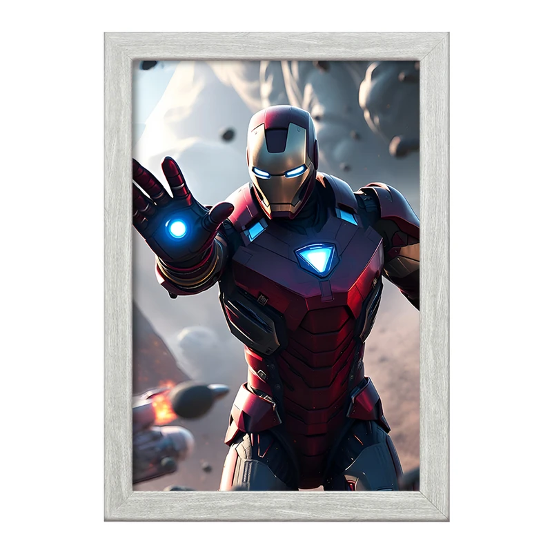 تابلو خندالو طرح مرد آهنی مارول (Marvel) کد F12721