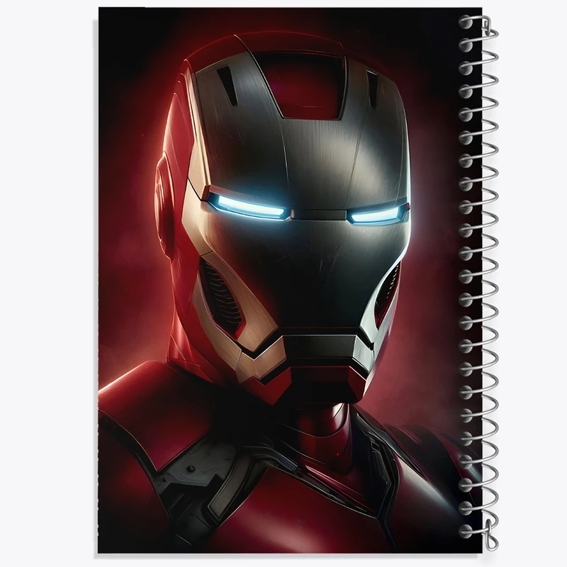 دفتر طراحی 50 برگ خندالو طرح مرد آهنی مارول (Marvel) کد F9157