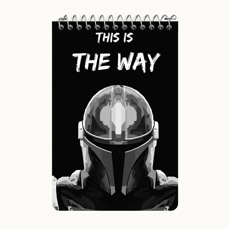 دفتر یادداشت 50 برگ خندالو طرح جنگ ستارگان (Star Wars) کد F10752