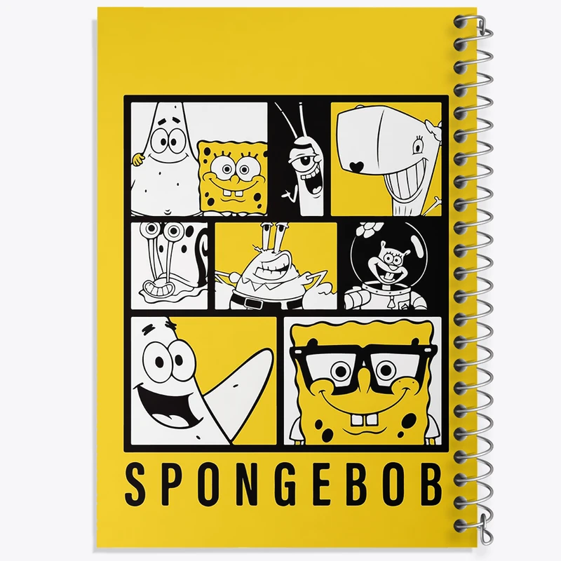 دفتر مشق 50 برگ خندالو طرح باب اسفنجی و پاتریک کد F10290