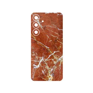 MAHOOT Red Marble Cover Sticker for Samsung Galaxy S25 FE