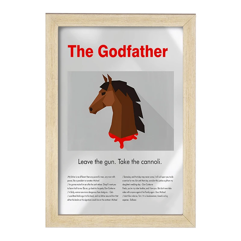 تابلو خندالو طرح پدرخوانده (The Godfather) کد F13842