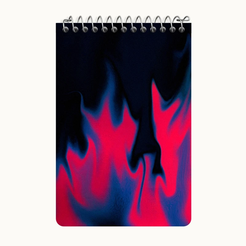 دفتر یادداشت 50 برگ خندالو طرح آتش کد F8769