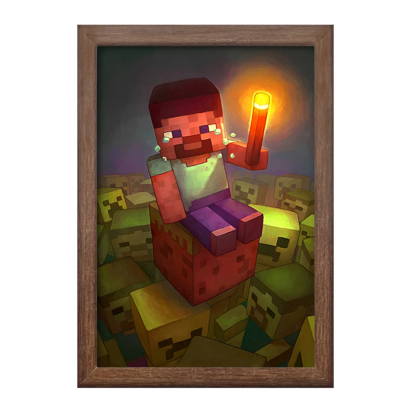 تابلو خندالو طرح ماینکرافت (Minecraft) کد F14092