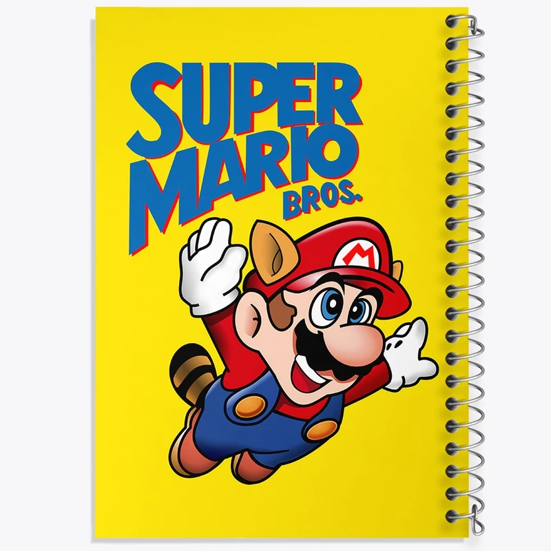 دفتر طراحی 50 برگ خندالو طرح سوپر ماریو کد 30425