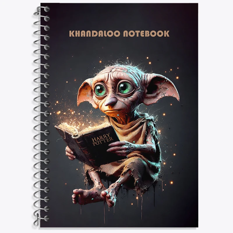 دفتر نت موسیقی 50 برگ خندالو طرح دابی هری پاتر (Harry Potter) کد N6348