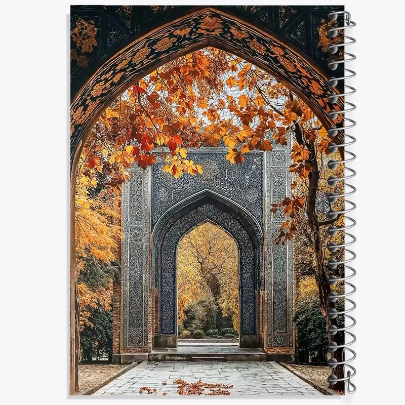 دفتر طراحی 50 برگ خندالو طرح باغ ایرانی کد F10696