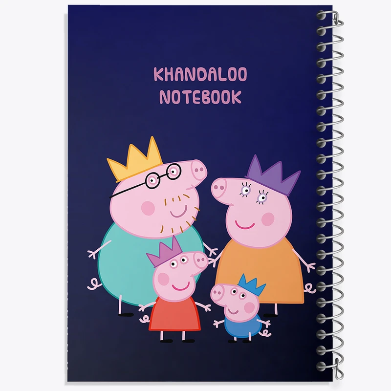 دفتر مشق 100 برگ خندالو طرح انیمیشن پپا پیگ (Peppa Pig) کد N9249