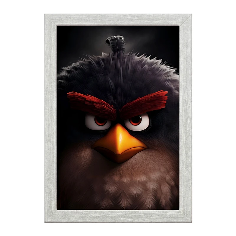 تابلو خندالو طرح پرندگان خشمگین (Angry Birds) کد F5524