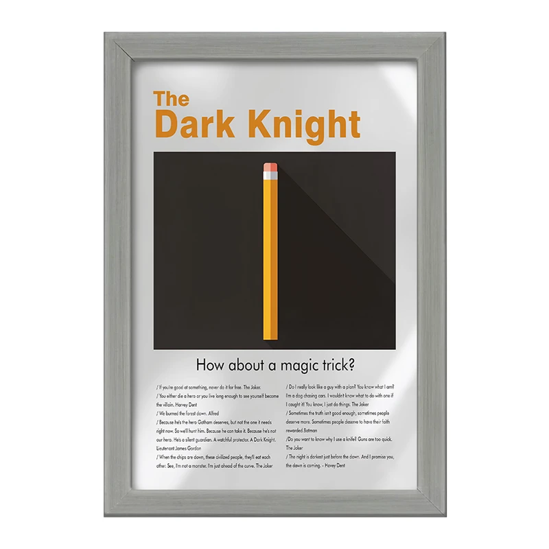 تابلو خندالو طرح شوالیه تاریکی (The Dark Knight) کد F13826