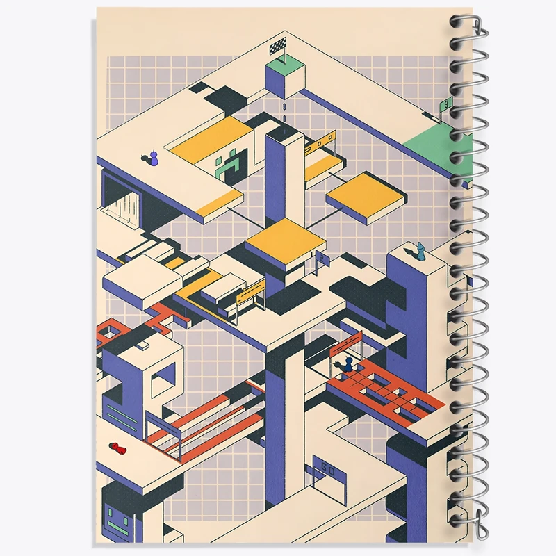 دفتر لیست خرید 50 برگ خندالو طرح مدرن کد N8293