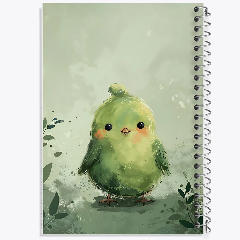 دفتر طراحی 50 برگ خندالو طرح جوجه کیوت کد N3777